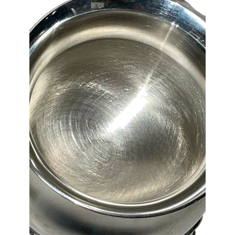 Vintage Williamsbury Stieff Pewter Teapot, Creamer and Sugar Bowl Used - Picture 10 of 16